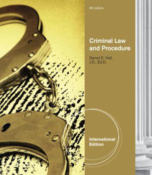 Misc. Supplies Criminal Law And Procedure Book