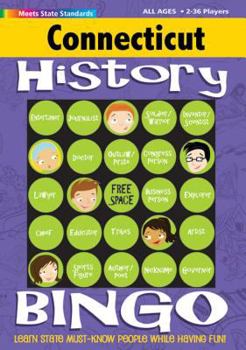 Hardcover Connecticut History Bingo Game! Book