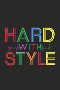 Hard with Style: 6x9 HardStyle | grid | squared paper | notebook | notes