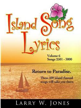 Paperback Island Song Lyrics Volume 6 Book