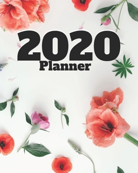 Paperback 2020: Monthly/Weekly Planner for flower lovers Book