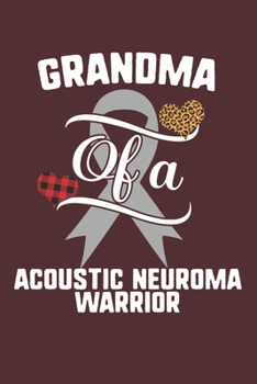 Grandma Of A Acoustic Neuroma Warrior: Acoustic Neuroma Awareness Leopard Buffalo Plaid Family Gift