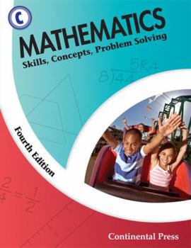 Paperback Math Workbooks: Mathematics: Skills, Concepts, Problem Solving, Level C - 3rd Grade Book