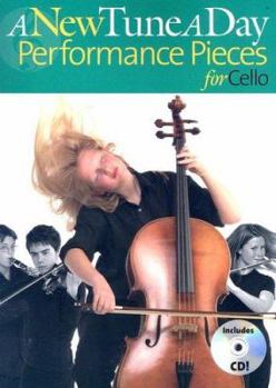 Paperback A New Tune a Day - Performance Pieces for Cello [With CD] Book