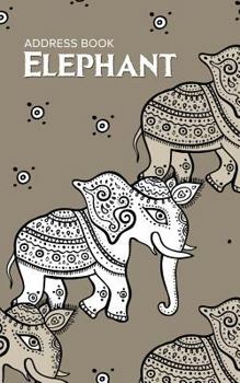 Paperback Address Book Elephant Book