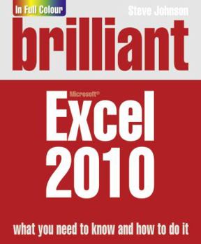 Paperback Brilliant Excel 2010 Book