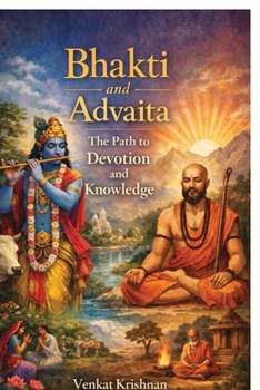 Paperback Bhakti and Advaita: The Path to Devotion and Knowledge Book