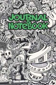Paperback Doodle Journal and Notebook: 120 Lined Pages - 6 x 9 Book