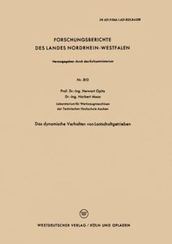 Paperback Das Dynamische Verhalten Von Lastschaltgetrieben [German] Book