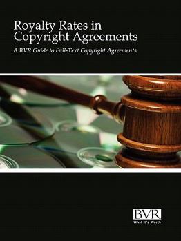 Paperback Royalty Rates in Copyright Agreements Book