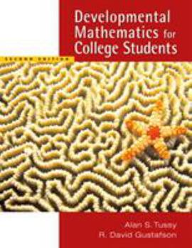 Paperback Developmental Mathematics for College Students [With CDROM] Book