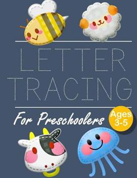Paperback Letter Tracing for Preschoolers BEE JELLYFISH: Letter Tracing Book Practice for Kids Ages 3+ Alphabet Writing Practice Handwriting Workbook Kindergart Book