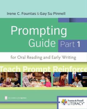 Spiral-bound Fountas & Pinnell Prompting Guide, Part 1 for Oral Reading and Early Writing Book