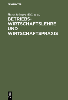 Hardcover Betriebswirtschaftslehre und Wirtschaftspraxis [German] Book