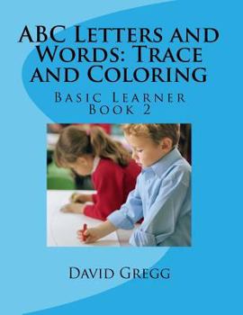 Paperback ABC Letters and Words: Trace and Coloring Book