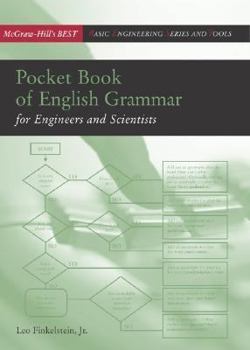 Paperback Pocket Book of English Grammar for Engineers and Scientists Book