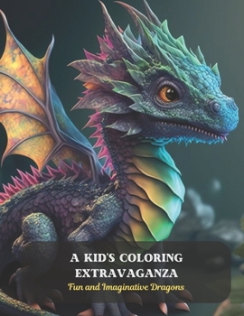 Paperback A Kid's Coloring Extravaganza: Fun and Imaginative Dragons Book