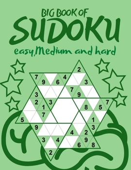 Paperback BIG BOOK OF SUDOKU easy, medium and hard: Huge Bargain Collection, Easy to Expert Level [Large Print] Book