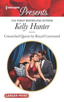 Mass Market Paperback Untouched Queen by Royal Command [Large Print] Book