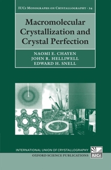 Hardcover Macromolecular Crystallization and Crystal Perfection Book