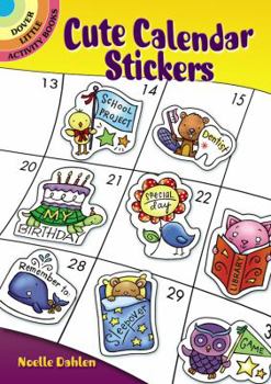 Paperback Cute Calendar Stickers Book