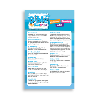 Card Book Bible Skills Drills and Thrills: Blue Cycle - CSB Verse Cards: A Fun Filled Bible Skills Curriculum Book