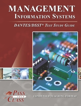 Paperback Management Information Systems DANTES/DSST Test Study Guide Book