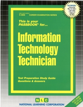 Paperback Information Technology Technician: Test Preparation Study Guide Questions & Answers Book
