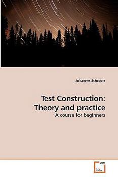 Paperback Test Construction: Theory and practice Book