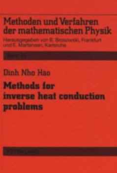Paperback Methods for Inverse Heat Conduction Problems Book