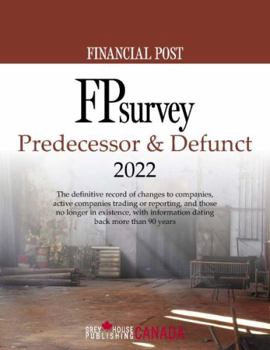 Paperback FP Survey: Predecessor & Defunct 2022: Includes Free Online Access Book