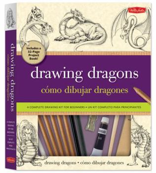 Paperback Drawing Dragons Kit: A complete drawing kit for beginners Book
