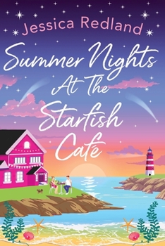 Paperback Summer Nights at The Starfish Café [Large Print] Book