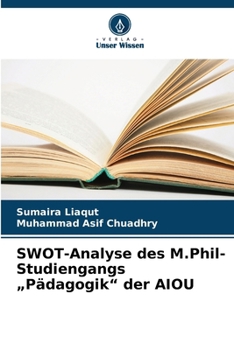 Paperback SWOT-Analyse des M.Phil-Studiengangs "Pädagogik" der AIOU [German] Book