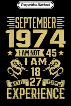 Composition Notebook: September 1979 Girl Sunshine & Hurricane 40 Birthday  Journal/Notebook Blank Lined Ruled 6x9 100 Pages