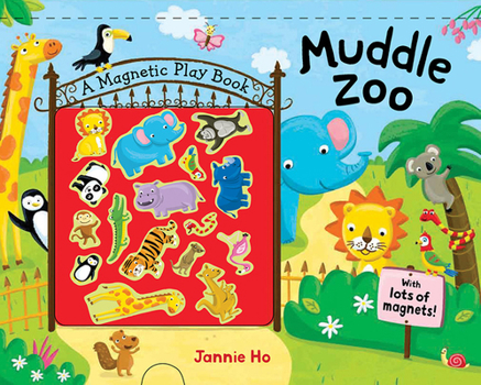 Hardcover Muddle Zoo: A Magnetic Play Book [With 17 Animal Magnets] Book