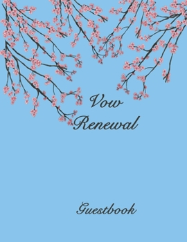 Paperback Vow Renewal Guestbook Book