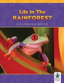 Paperback Life in the Rainforest Coloring Book