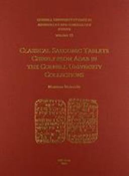 Hardcover Cusas 13: Classical Sargonic Tablets Chiefly from Adab in the Cornell University Collections Book
