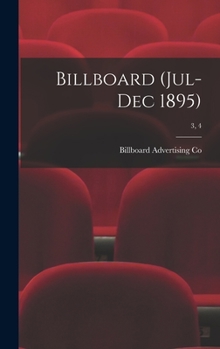 Hardcover Billboard (Jul-Dec 1895); 3, 4 Book
