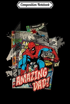 Composition Notebook: Spider-Man Amazing Dad Father's Day  Journal/Notebook Blank Lined Ruled 6x9 100 Pages