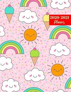 2020-2021 Planner: Cute Weekly & Monthly Planner with Calendar - Personal Journal Week Planners & Goal Planner Organizer