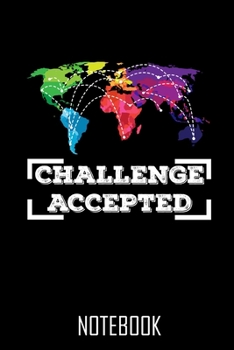Challenge Accepted - Notebook – Notizbuch – 100 Seiten – 100 Pages – Journal