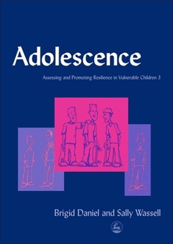 Paperback Adolescence: Assessing and Promoting Resilience in Vulnerable Children 3 Book