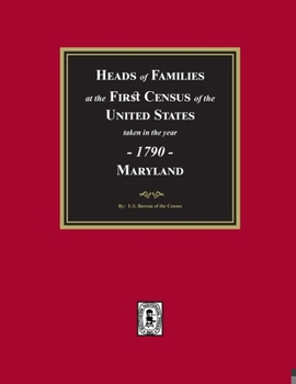 Paperback 1790 Census of Maryland Book