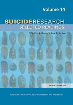 Paperback Suicide Research: Selected Readings Volume 15 Book