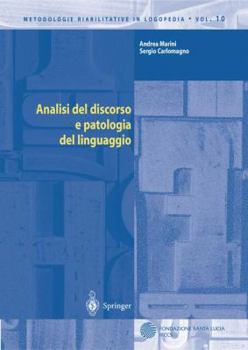 Paperback Analisi del Discorso E Patologia del Linguaggio [Italian] Book