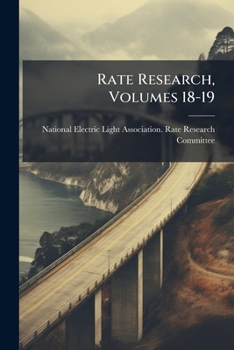 Paperback Rate Research, Volumes 18-19 Book