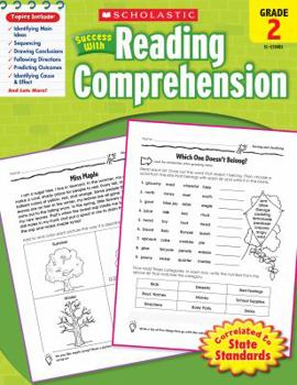 Paperback Scholastic Success with Reading Comprehension: Grade 2 Workbook Book