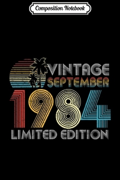 Composition Notebook: September 1988 Vintage 31st Birthday Gift 31 Yrs  Journal/Notebook Blank Lined Ruled 6x9 100 Pages